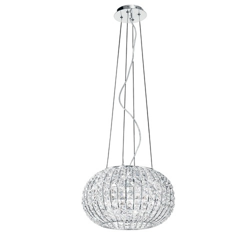 Dekorativní - FAN I-CONCERT/S5 Závěsné svítidlo Concert, chrom, 5 x E27, 45 x 135 cm - FANEUROPE - foto 1