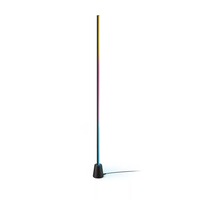 Stojací lampy - PH 8719514865273 WiZ Floor LED stojací lampa, 2700-5500K, 1,4m, nastavitelná barva světla, černá, RGB - PHILIPS