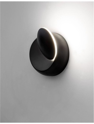 Nepřímé osvětlení - NV 910162 Nástěnné svítidlo ODIN černý hliník LED 5W - NOVA LUCE - foto 1