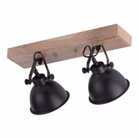 Bodová - LD 11982-18 SAMIA Nástěnné / stropní svítidlo SAMIA 2x E14 40W dřevo / kov- LEUCHTEN DIREKT / JUST LIGHT