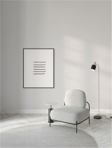 Stojací lampy - NV 9050163 Stojací lampa PAZ zlatý kov černé kovové stínidlo černá základna E27 1x12W 230V IP20 bez žárovky - NOVA LUCE - foto 1