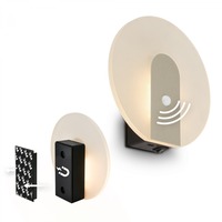 Nepřímé osvětlení - BRI 3889012 Taro nástěnné svítidlo - 2,5W, 100lm, bezdrátové, LED, s pohybové čidlo, matný nikl - BRILONER