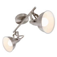 Bodová - BRILO 2049-022 Bodové svítidlo 30,4 cm bez 2xE14 40W satén-bílé - BRILO