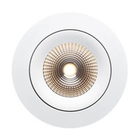 Kruhová - SLC SLC1121 Zápustné svítidlo SLC ONE 360° 3000K bílá 8W 710lm IP44 - TLG