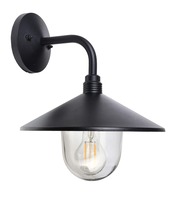 Nástěnná - IMPR 341246 Deko-Light nástěnné přisazené svítidlo Shaula 220-240V AC/50-60Hz E27 1x max. 60,00 W 286 černá - LIGHT IMPRESSIONS