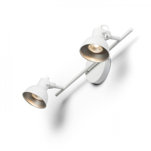 Bodová - RED R12509 ROSITA II nástěnná bílá/stříbrnošedá 230V LED GU10 2x9W - RED - DESIGN RENDL - foto 1