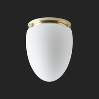 Kruhová - OS MIR59475 MIRA stropní skleněné svítidlo mosaz leštěná / bílá IP41 3000 K 27W LED DALI (původní kód OS 59475) - OSMONT