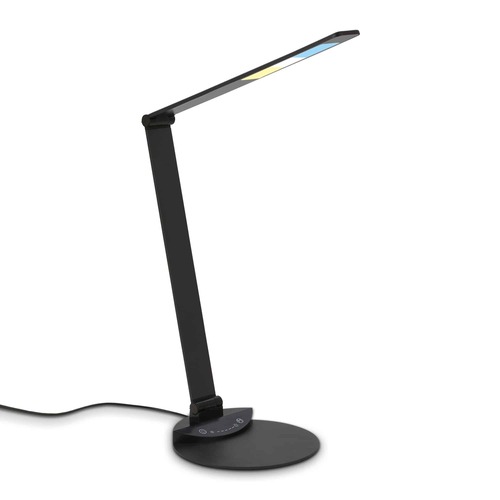 Stolní lampy pracovní - BRILO 7414-015 CCT-LED stolní lampa na psací stůl, 83 cm, 12 W, 680 lm, černá - BRILO - foto 1