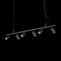 Podélná - ILUX 231396 DYNAMITE SP6 NERO - IDEALLUX