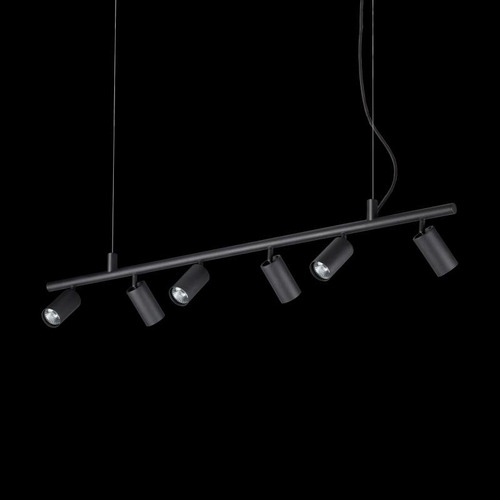 Podélná - ILUX 231396 DYNAMITE SP6 NERO - IDEALLUX - foto 1