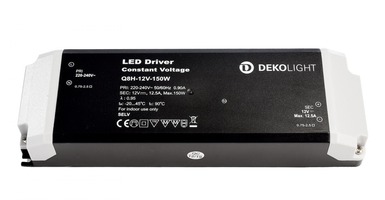 Stabilizované napětí - IMPR 862167 Deko-Light napájení BASIC CV Q8H-12-150W konstantní napětí 0-12500 mA IP20 12V DC 150W