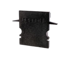 Krytky pro Al profily - IMPR 979072 Koncovka H-ET-02-12 černá 27 mm 2 ks - LIGHT IMPRESSIONS