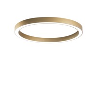 Kruhová - FAN LED-DEMOS-PL120-ORO Stropní LED svítidlo DEMOS zlatá, 120 W, 16350 lm, CCT, 120 x 8,5 cm - FANEUROPE