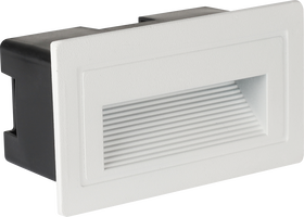 LED krokové svetlá - LED krokové světlo SQUARE WHITE 3W IP65