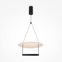 Dekorativní - M MOD280PL-L23B3K Závěsné svítidlo Ambience 3000K 23W teplá bílá 1000lm černý hliník - MAYTONI