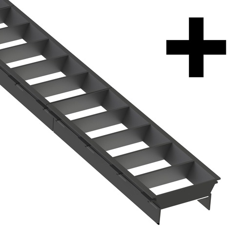 Liniové CLICK - SLC SLC9545 LED svítidlo Click mřížka X spojka černá - TLG - foto 1