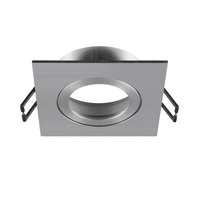 Hranatá - LA 1007330 NEW TRIA® 68 kroužek pro vestavbu do stropu, D: 8,2 Š: 8,2 H: 2,6 cm, IP 20, hliník - BIG WHITE (SLV)