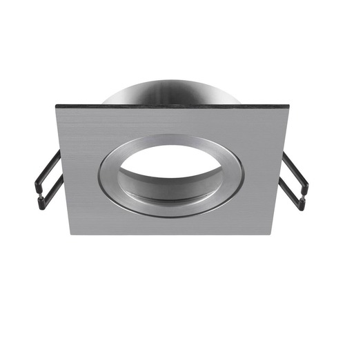 Hranatá - LA 1007330 NEW TRIA® 68 kroužek pro vestavbu do stropu, D: 8,2 Š: 8,2 H: 2,6 cm, IP 20, hliník - BIG WHITE (SLV) - foto 1