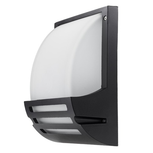 LED nástěnné svítidla - Nástěnné svítidlo Matt Black Aluminium 1xE27 - foto 1