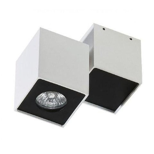 Bodová - AZZ AZ0791 Stropní bodové přisazené svítidlo Azzardo Flavio white/black AZ0791 GU10 1x50W IP20 14,5cm bílo-černé - AZZARDO - foto 1