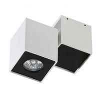 Bodová - AZZ AZ0791 Stropní bodové přisazené svítidlo Azzardo Flavio white/black AZ0791 GU10 1x50W IP20 14,5cm bílo-černé - AZZARDO