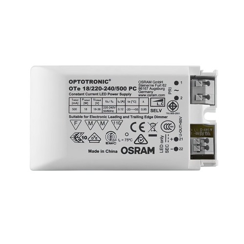 Stabilizovaný proud - RED G13840 DRIVER LED 9-18W DIMM 500mA max. 18W - DESIGN RENDL - foto 1