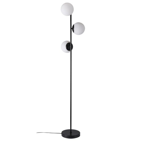 Stojací lampy - NOR 48613003 Stojací lampa Lilly 3x15W E14 černá opál - NORDLUX - foto 1