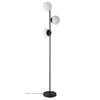 Stojací lampy - NOR 48613003 Stojací lampa Lilly 3x15W E14 černá opál - NORDLUX
