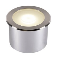Zapuštěná - LA 1006106 DASAR FLAT 120 EL zápustné zemní svítidlo z nerezové oceli 7 W 3000 K - BIG WHITE (SLV)