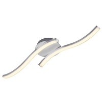 Dekorativní - BRI 3258-029 LED stropní svítidlo, 55,4 cm, 12 W, hliník - BRILONER