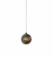 Subtilní - BOMMA 1/45/95181/B/CIGAR/100/ANT/2,5 Závěsné svítidlo Dark star malé bez baldachýnu antracit 2,5 m transp.kabel - BOMMA