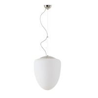 Koule - OS AST60428 ASTRA L závěsné skleněné svítidlo nerez / bílá IP40 3000 K 27W LED - OSMONT