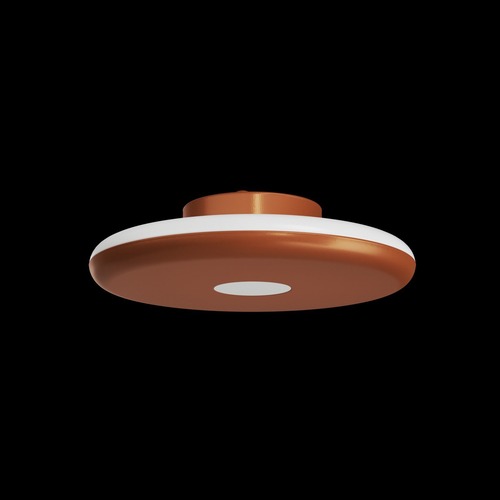 Kruhová - OS ZET60534 ZETA 1 PF stropní/nástěnné plastové svítidlo terakota / bílá IP40 4000 K 31W LED - OSMONT - foto 1