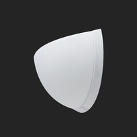 Dekorativní - OS NEL59454 NELA DL2 nástěnné skleněné svítidlo bílá IP43 3000 K 15W LED HF (původní kód OS 59454) - OSMONT