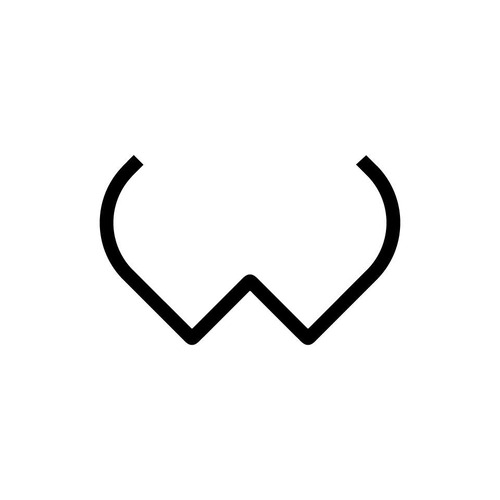 Dekorativní - AR 1202W00A Alphabet of Light - malé písmeno w - ARTEMIDE - foto 1