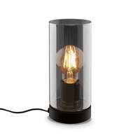 Stolní lampy dekorační - BRILO 7616015 Stolní lampa, 23,5 cm, 1x E27, max. 10W, černá - BRILO