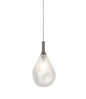 Subtilní - BOMMA 1/90/95107/B/FROSTED/135/A… Závěsné svítidlo SOAP MINI bez baldachýnu / zmrzlé sklo / antracit / 2,5m kabel - BOMMA