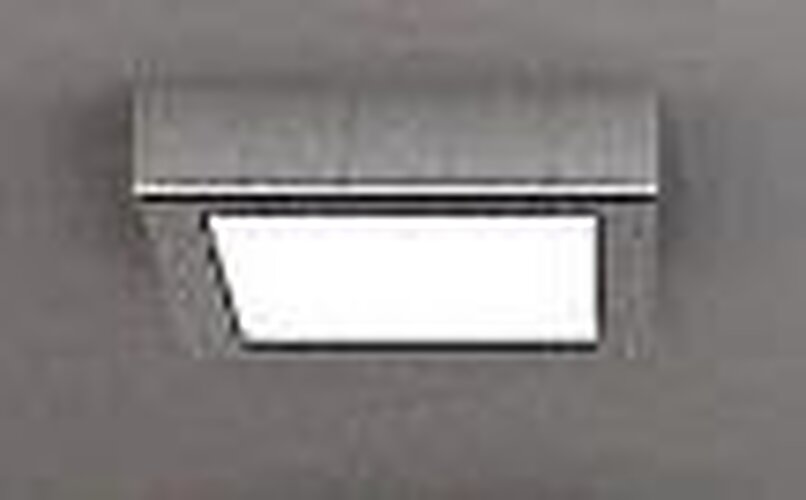 Hranatá - LUX 19050.00 Stropní / nástěnné svítidlo Corona UP 50 nerez 40W 3600lm 220V - LUXLIGHTING - foto 1