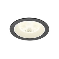 Kruhová - LA 1009796 NUMINOS® L Stropní vestavné svítidlo, 4000 K, 40°, IP20, kulaté, černá / bílá - BIG WHITE (SLV)
