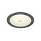 Kruhová - LA 1009796 NUMINOS® L Stropní vestavné svítidlo, 4000 K, 40°, IP20, kulaté, černá / bílá - BIG WHITE (SLV)