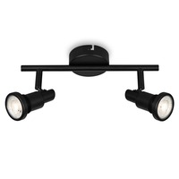 Koupelnová - BRI 2992-025 LED bodové svítidlo 27,5 cm 2xGU10 4,8W 400lm černá - BRILONER