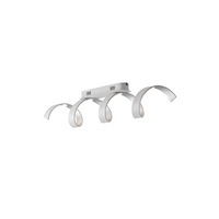 Dekorativní - FAN LED-HELIX-PL4C BCO Stropní LED svítidlo HELIX bílá/stříbrná, 20 W, 1680 lm, 3000 K, 80 x 18 cm - FANEUROPE