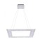 Hranatá - PN 2535-95 PURE-COSMO LED závěsné svítidlo v barvě kartáčovaného hliníku a nastavitelnou barvou světla s dálkovým ovladačem 2700-5000K - PAUL NEUHAUS