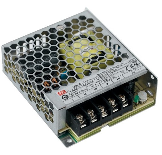 Stabilizované napětí - FAN STRIP-DRIVER24V-35W Driver MW LRS konst.napětí výstup DC 24V 1,5A 35W vstup AC85-264V DC120-373V 9,9x8,2x3 cm - FANEUROPE - foto 1