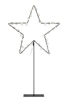 Závěsy a sítě - MAR 704853 Wivi černá hvězda na stůl - Markslöjd