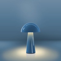 Na stůl - CEN COBLUG-152527 Venkovní stolní lampa Coco modrá USB DIM IP54 - CENTURY