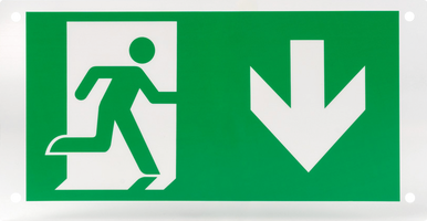 Spotřební materiál a příslušenství - Šipka dolů samolepky