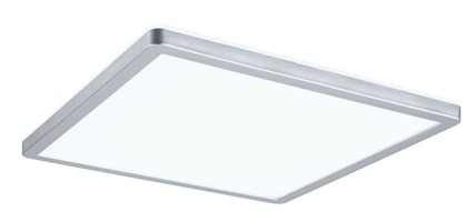 Dekorativní - P 71008 LED Panel Atria Shine hranaté 293x293mm 4000K matný chrom - PAULMANN