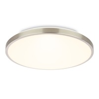 Kruhová - BRILO 3903012 Competo stropní svítidlo pr.33 cm - 22W, 2400lm, LED, teplá bílá, matný nikl - BRILO