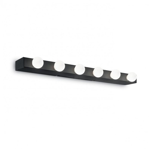 Nad obrazy/zrcadla - ILUX 159508 Nástěnné svítidlo Ideal Lux Prive' AP6 nero 159508 černé 60,5cm - IDEALLUX - foto 1
